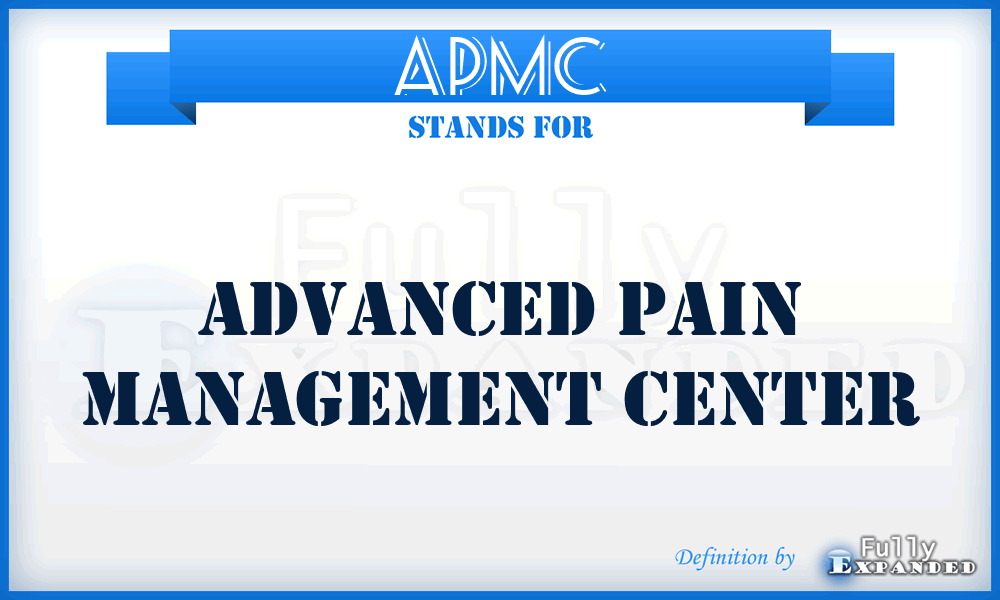 APMC - Advanced Pain Management Center