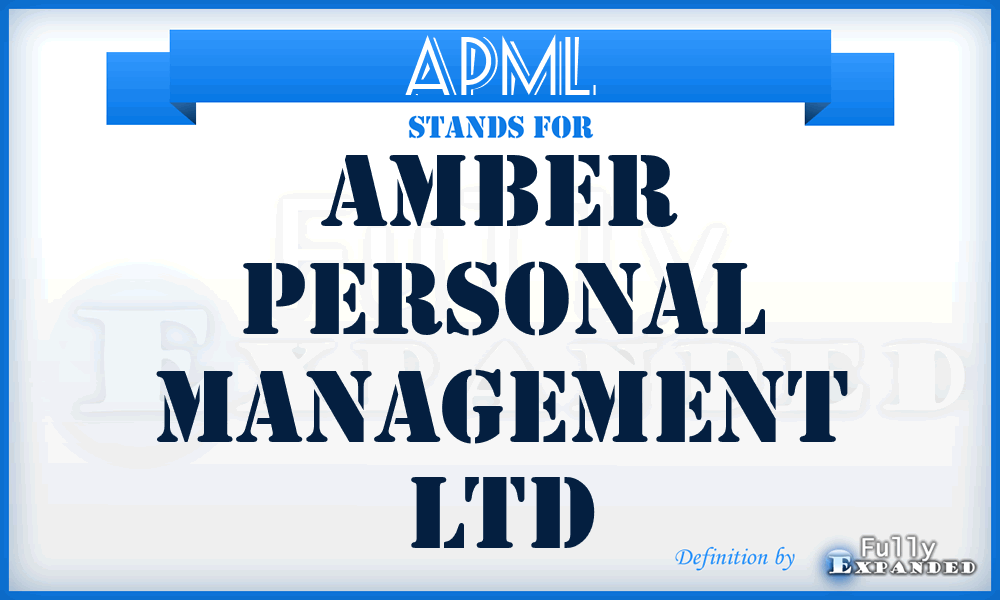 APML - Amber Personal Management Ltd