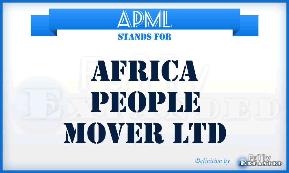 APML - Africa People Mover Ltd