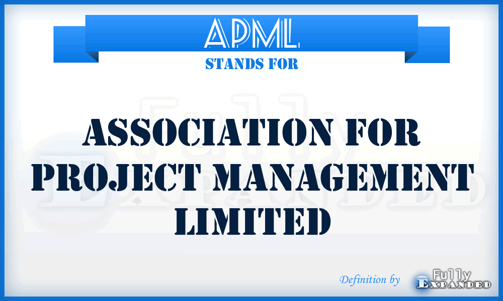 APML - Association for Project Management Limited