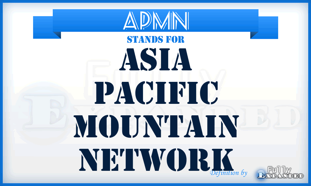 APMN - Asia Pacific Mountain Network