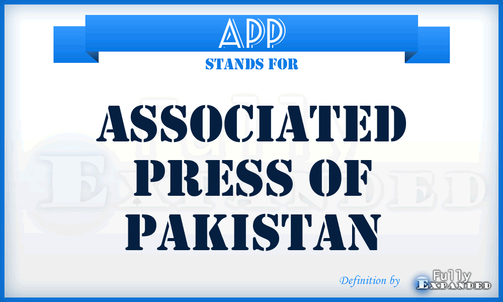 APP - Associated Press of Pakistan