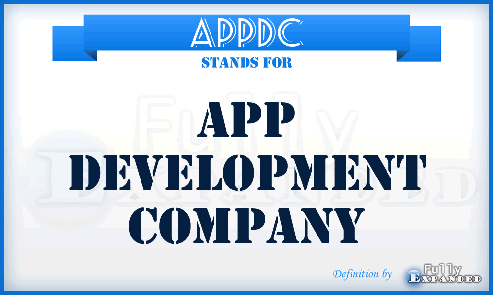 APPDC - APP Development Company