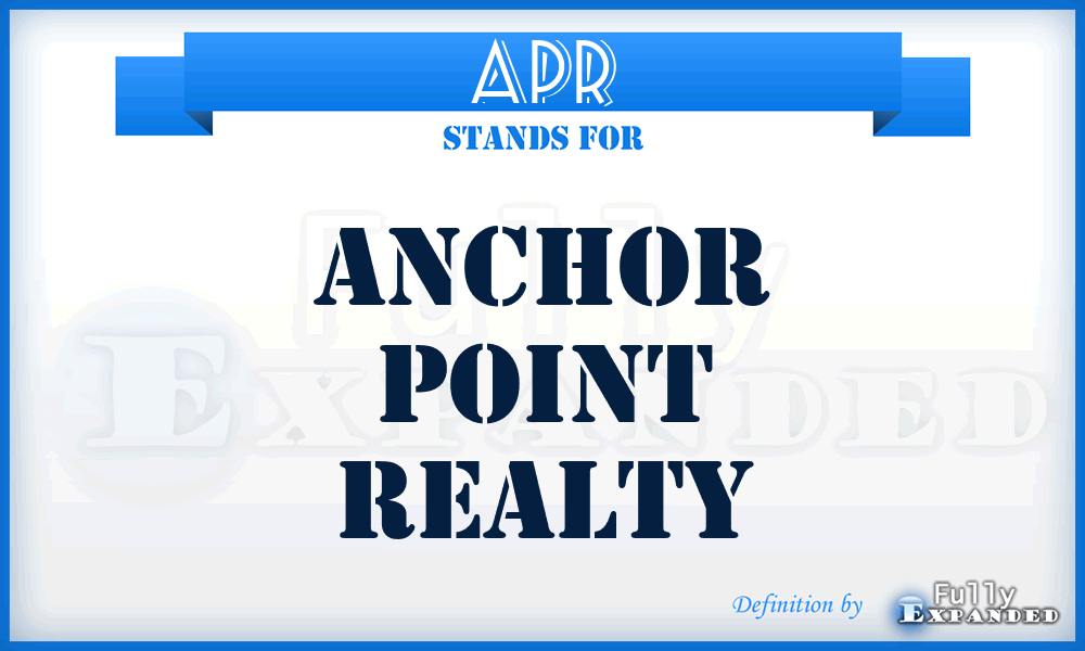 APR - Anchor Point Realty