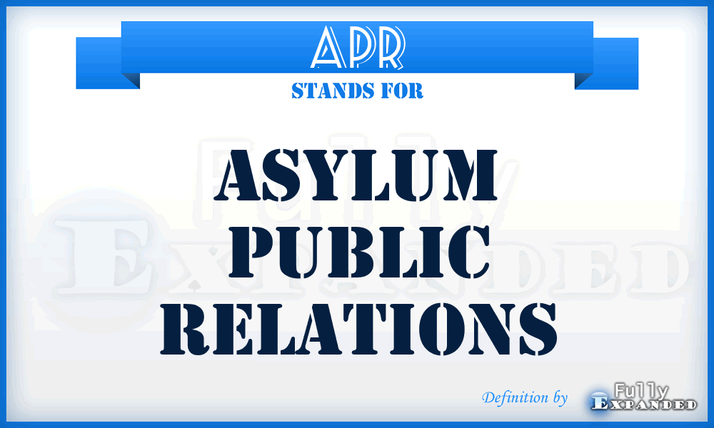 APR - Asylum Public Relations