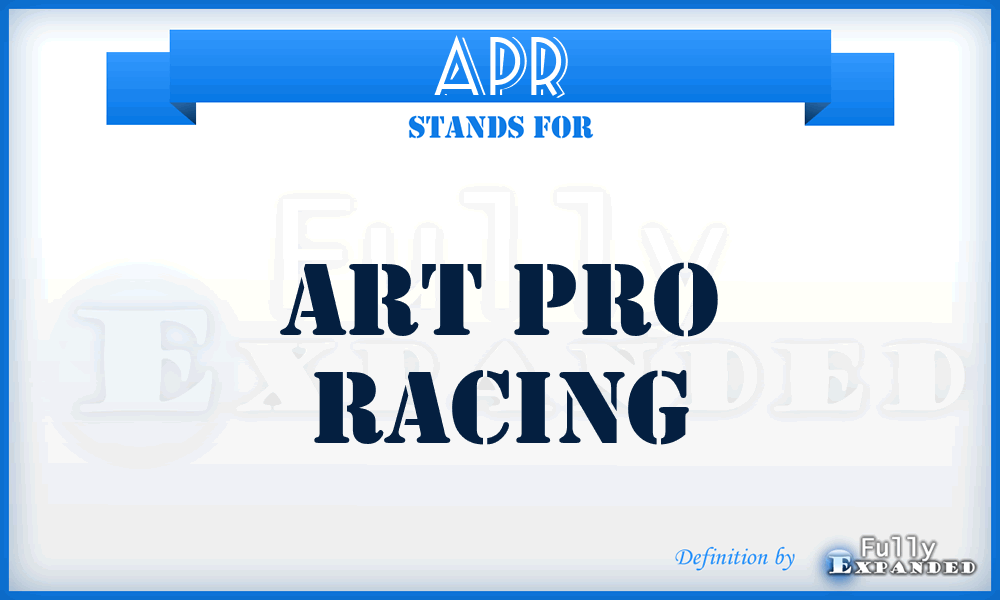 APR - Art Pro Racing