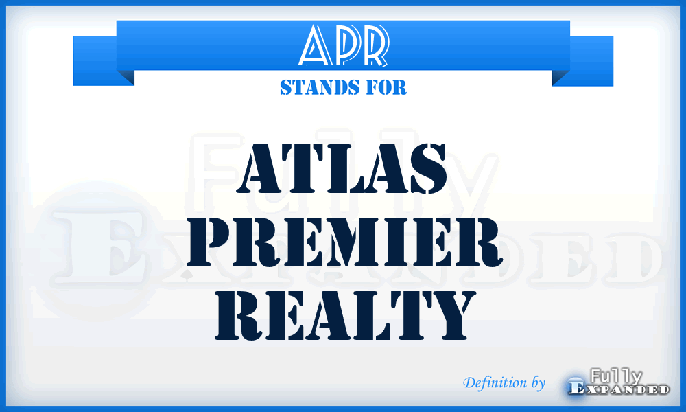 APR - Atlas Premier Realty