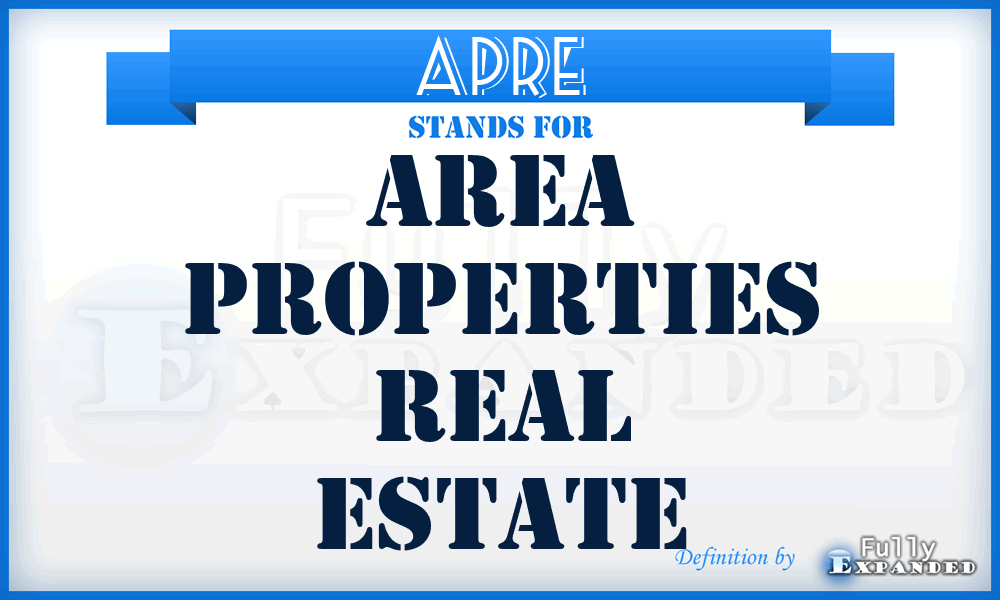 APRE - Area Properties Real Estate