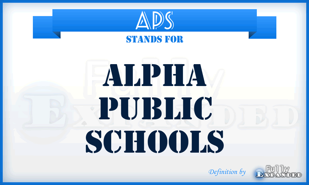 APS - Alpha Public Schools