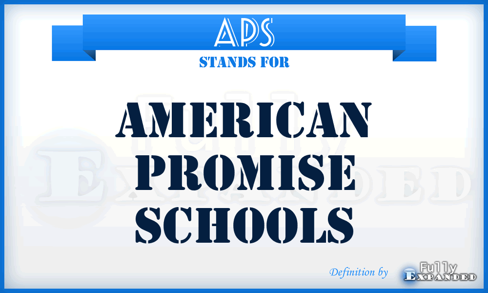 APS - American Promise Schools