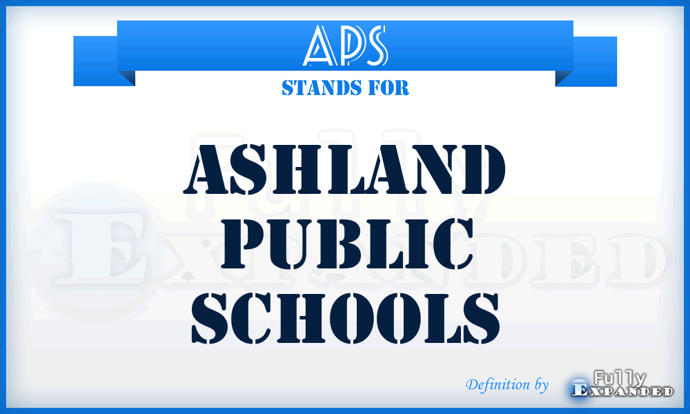 APS - Ashland Public Schools
