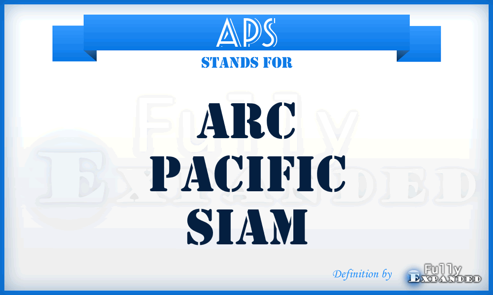 APS - Arc Pacific Siam