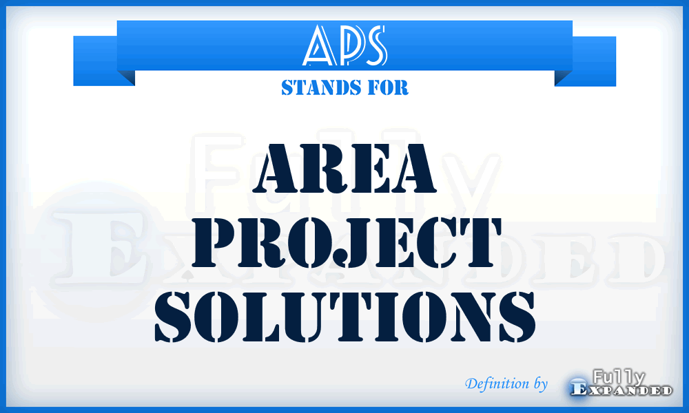 APS - Area Project Solutions