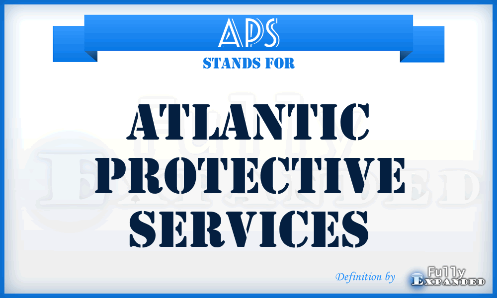 APS - Atlantic Protective Services