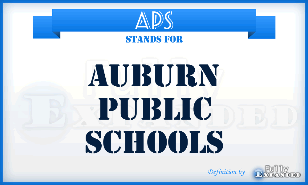 APS - Auburn Public Schools