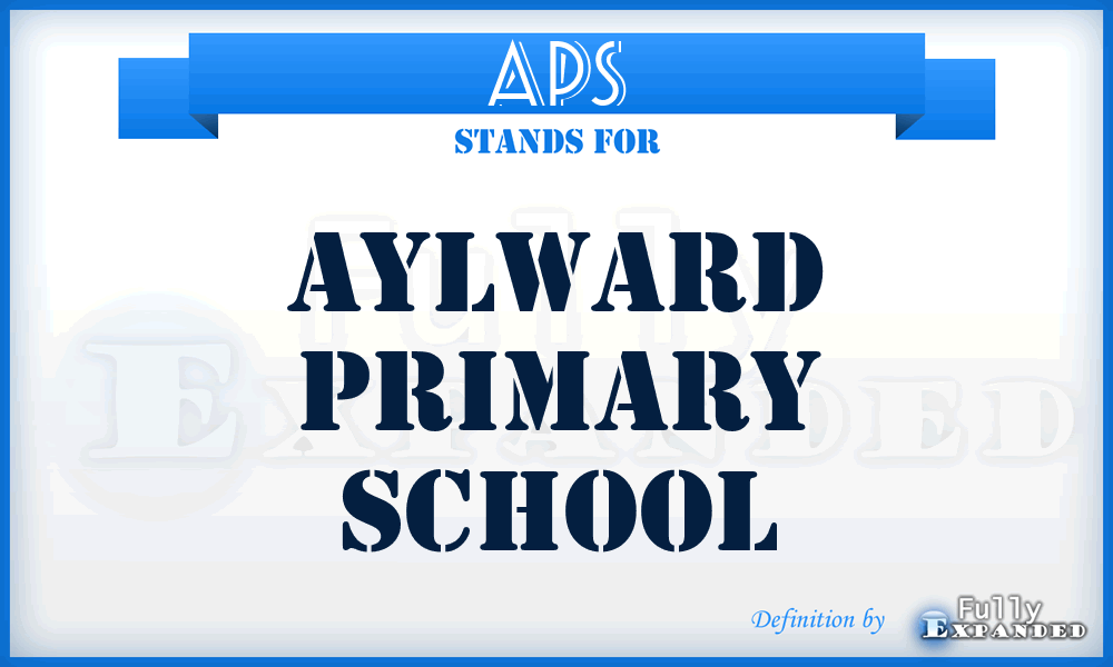 APS - Aylward Primary School