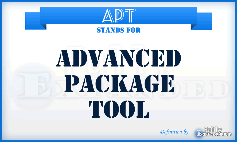 APT - Advanced Package Tool