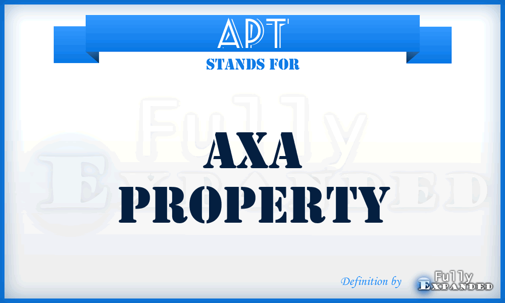 APT - Axa Property