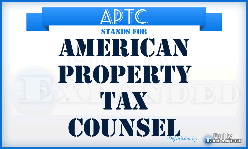 APTC - American Property Tax Counsel