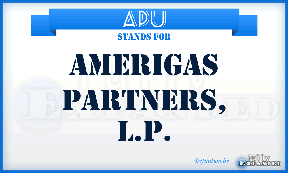 APU - AmeriGas Partners, L.P.