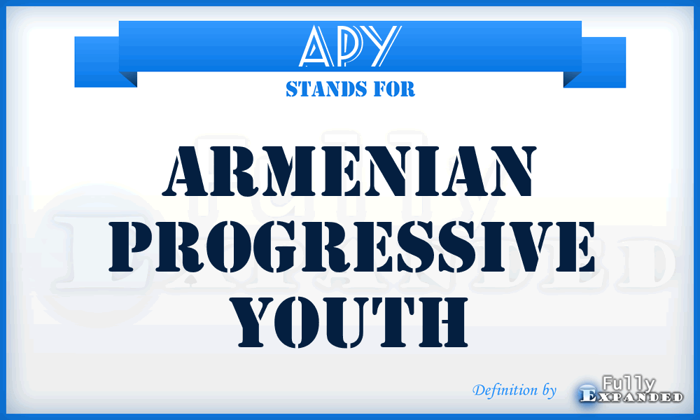 APY - Armenian Progressive Youth