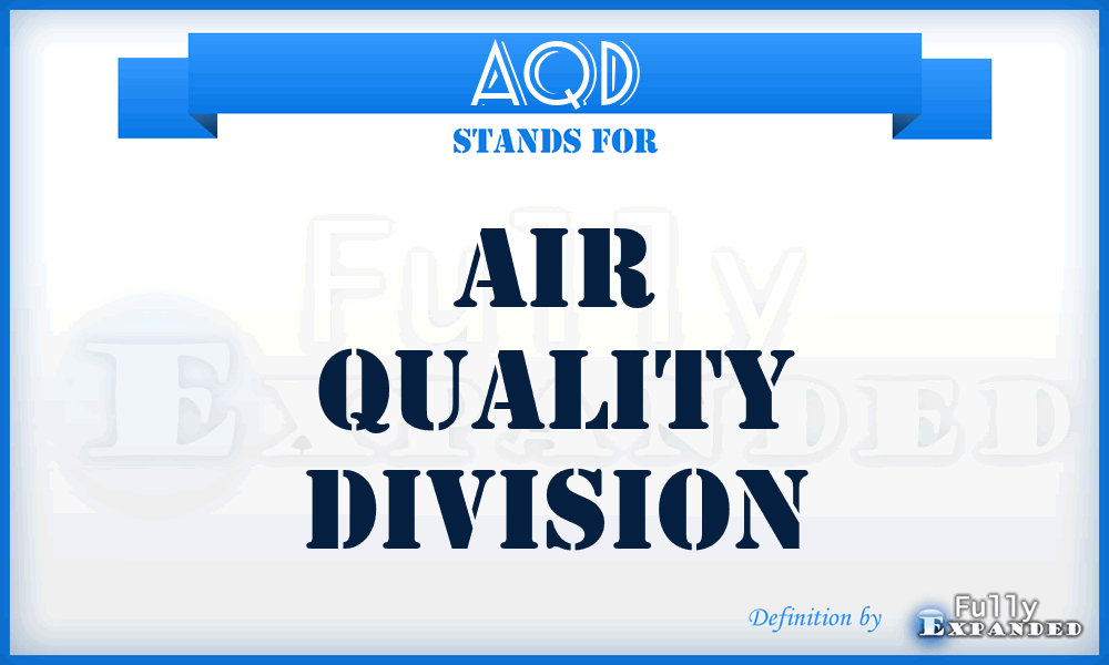 AQD - Air Quality Division