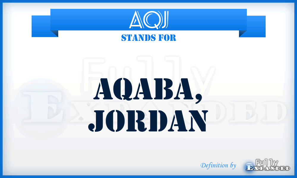 AQJ - Aqaba, Jordan