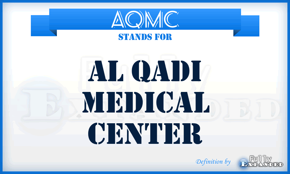 AQMC - Al Qadi Medical Center