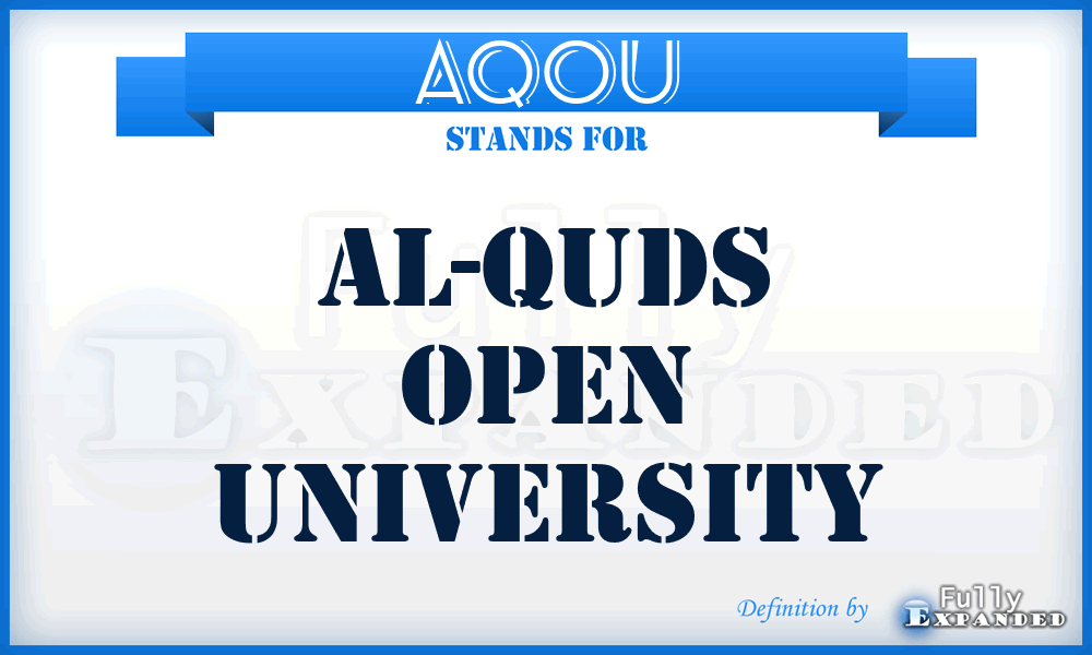 AQOU - Al-Quds Open University