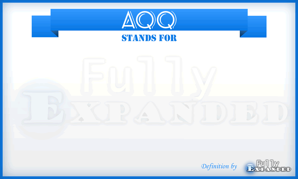 AQQ - Aww, or is it awe, oder ah!,or OH! or mebbe 