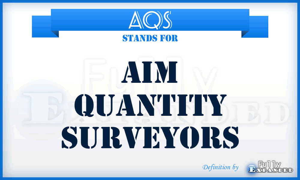 AQS - Aim Quantity Surveyors