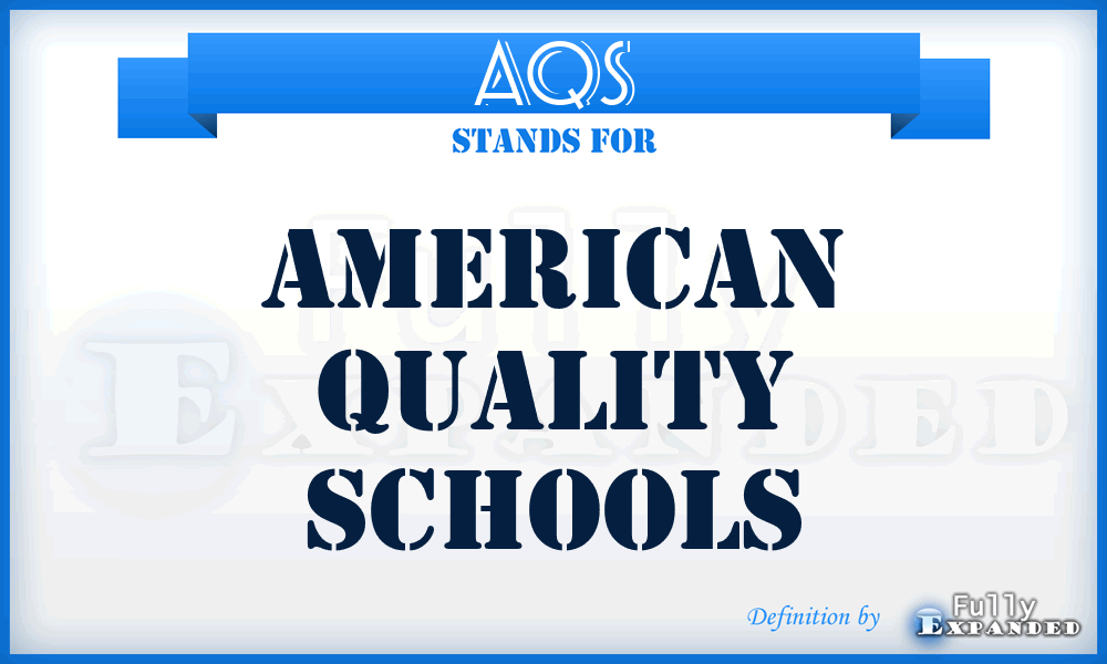 AQS - American Quality Schools