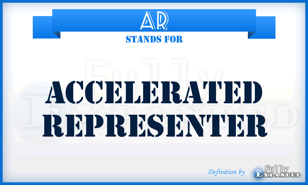 AR - Accelerated Representer