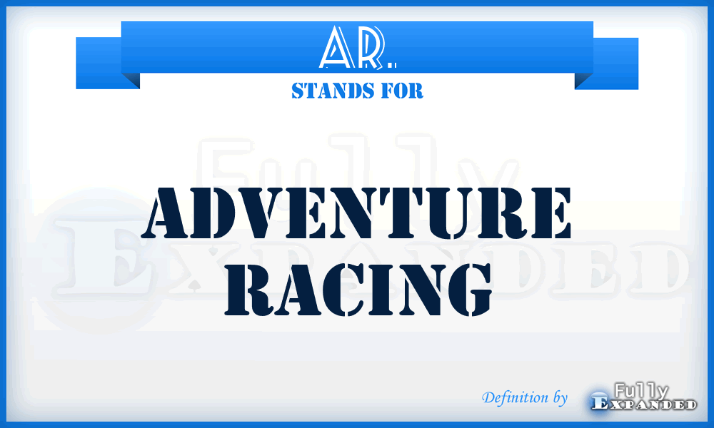 AR. - Adventure Racing