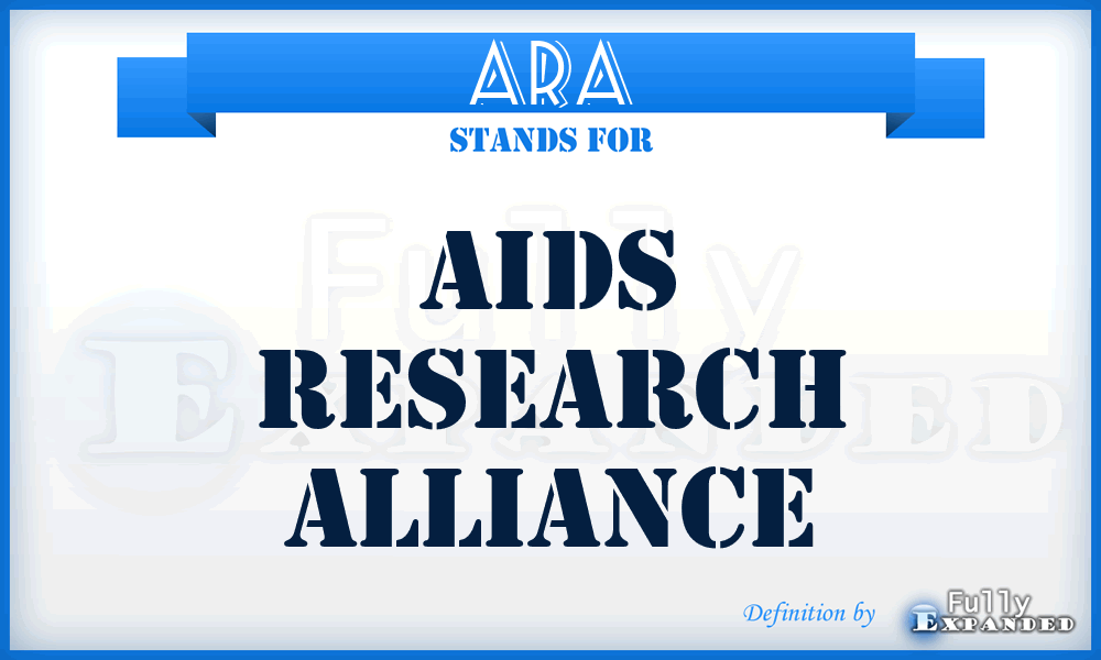 ARA - Aids Research Alliance