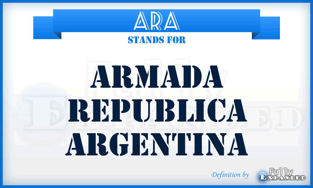 ARA - Armada Republica Argentina