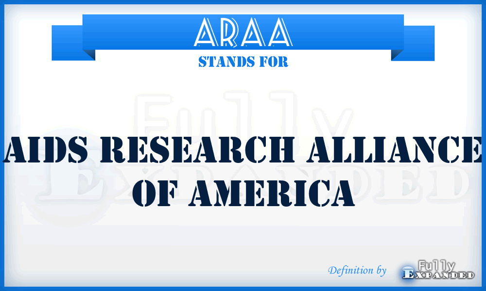 ARAA - AIDS Research Alliance of America