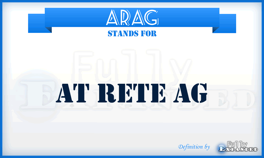 ARAG - At Rete AG