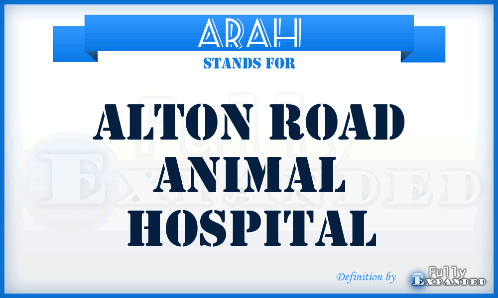 ARAH - Alton Road Animal Hospital