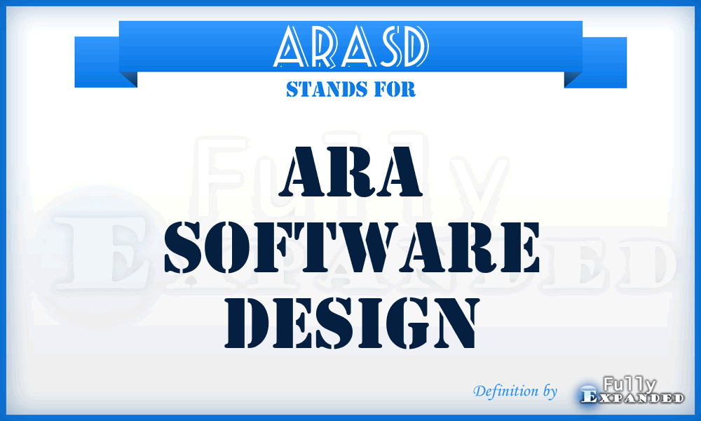 ARASD - ARA Software Design