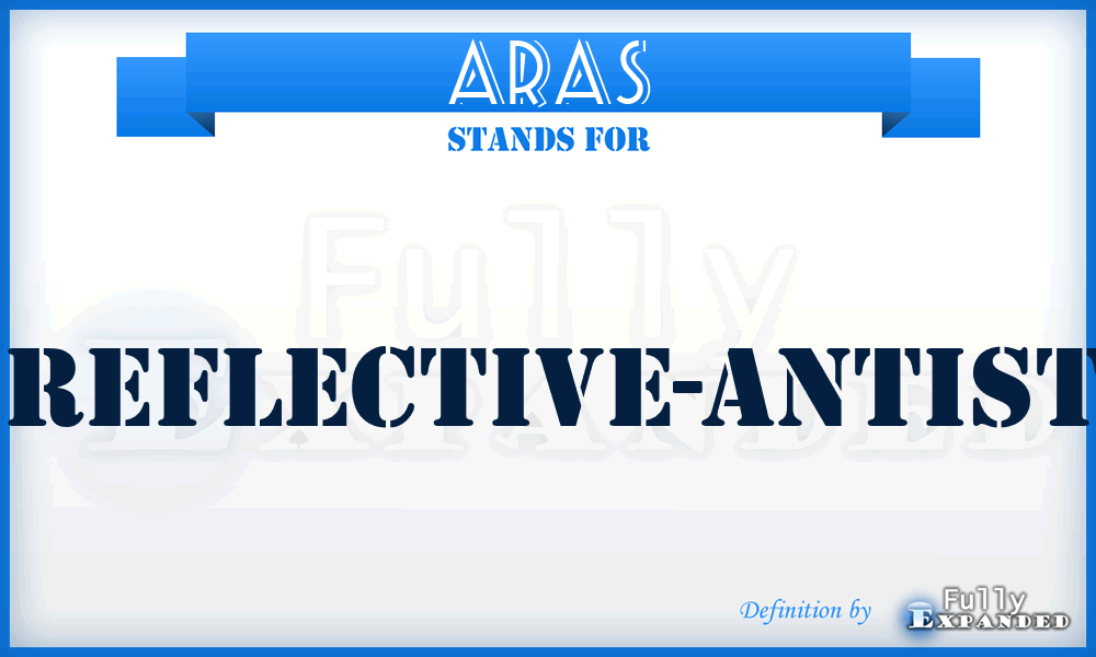 ARAS - antireflective-antistatic