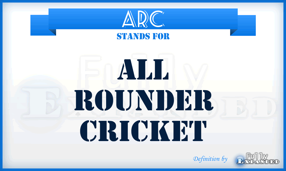 ARC - All Rounder Cricket