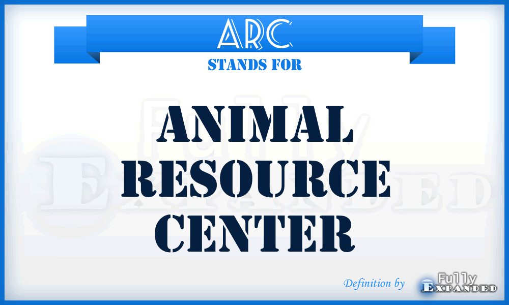 ARC - Animal Resource Center