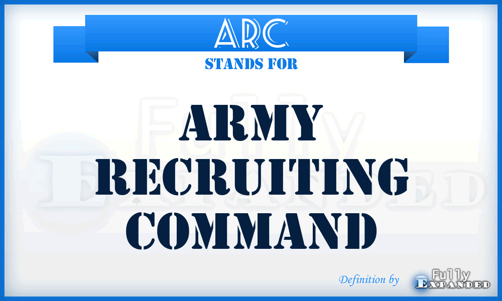 ARC - Army Recruiting Command
