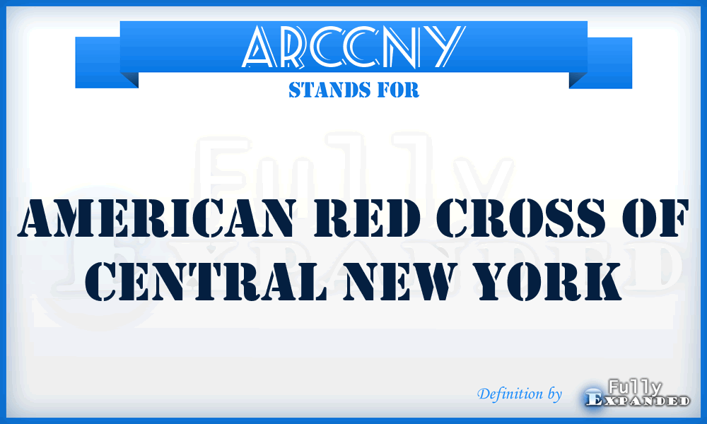 ARCCNY - American Red Cross of Central New York