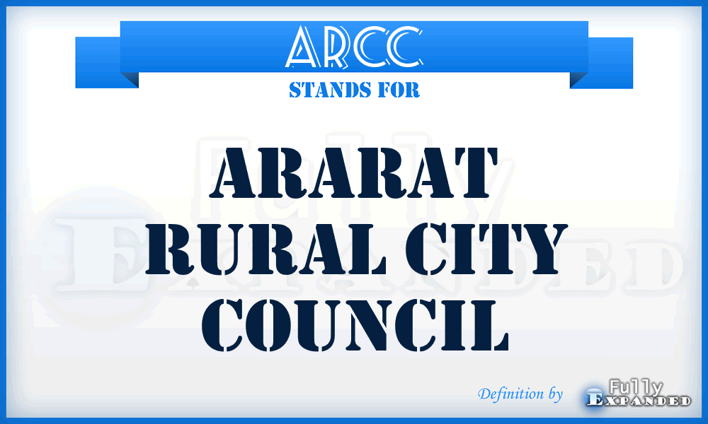 ARCC - Ararat Rural City Council