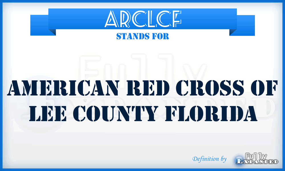 ARCLCF - American Red Cross of Lee County Florida