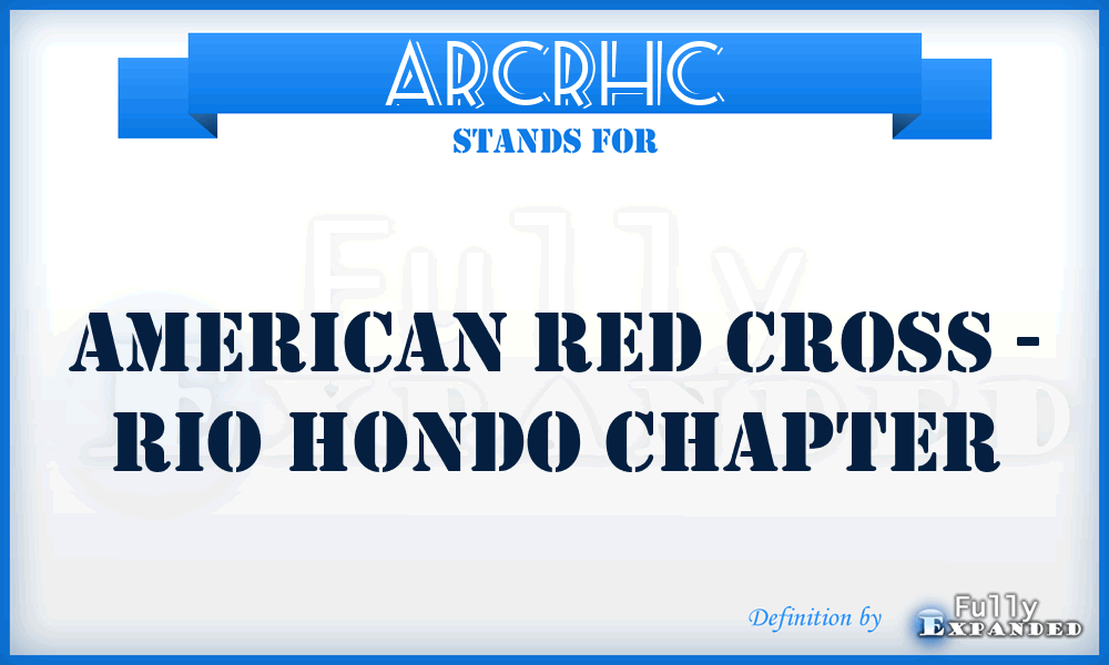 ARCRHC - American Red Cross - Rio Hondo Chapter