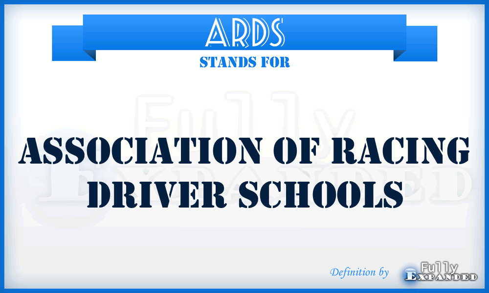 ARDS - Association Of Racing Driver Schools