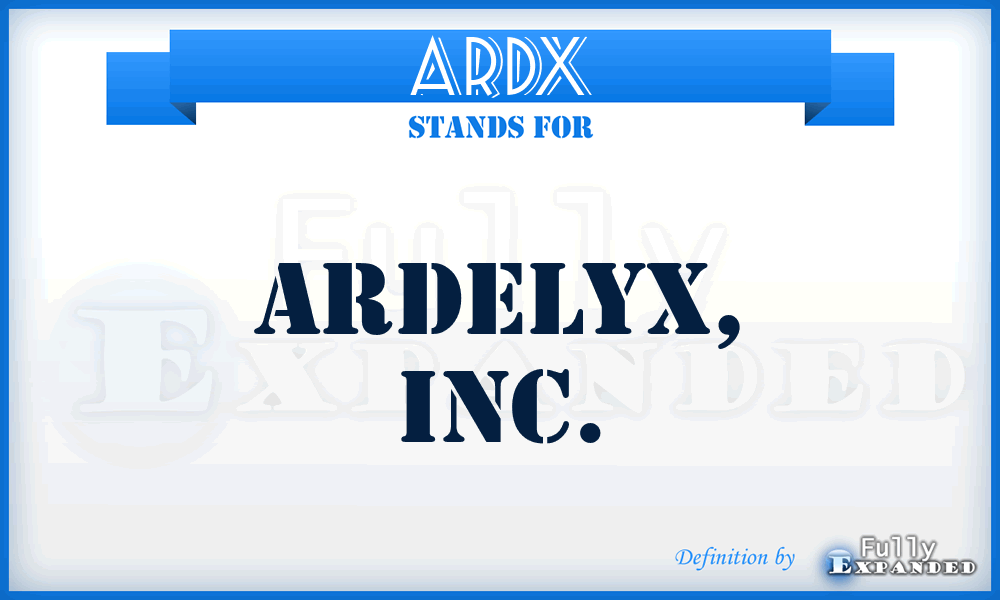 ARDX - Ardelyx, Inc.